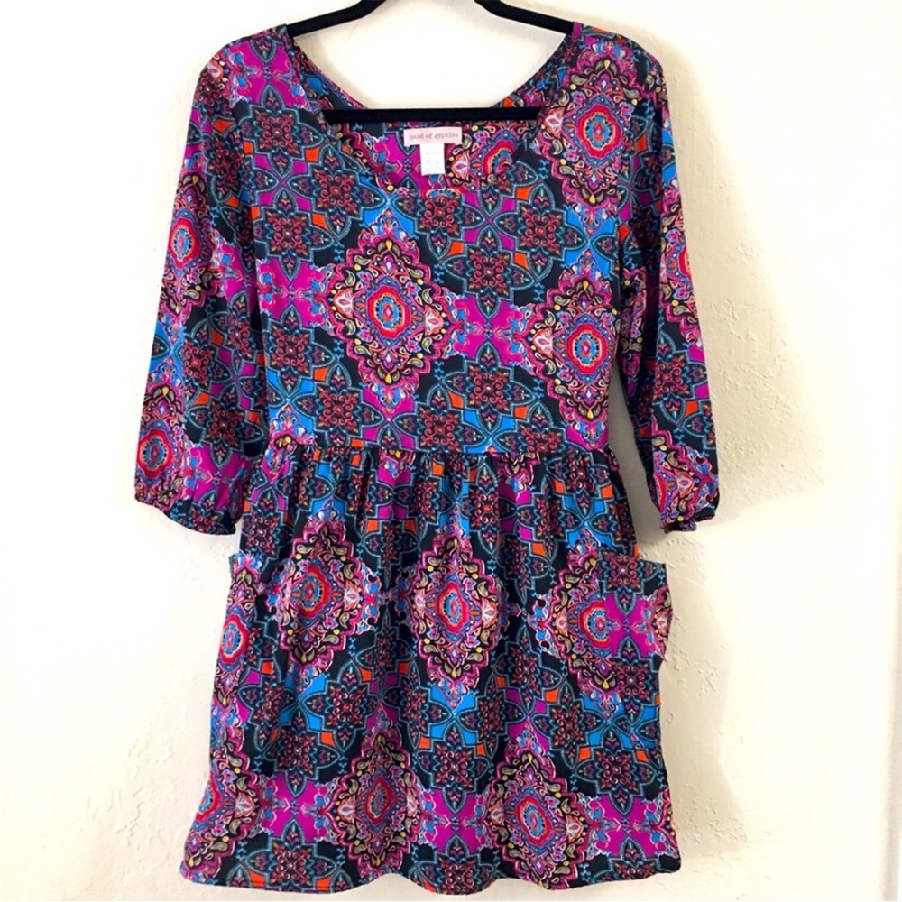 Band of Gypsies Multicolor Paisley Blouse